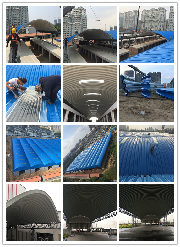 杰達(dá)鋼構(gòu)施工拱形屋頂經(jīng)驗(yàn)豐富全鋼結(jié)構(gòu)拱形屋頂設(shè)計(jì)圖