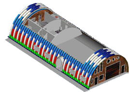 拱形屋頂結構詳解及其多場景應用優勢拱形屋頂安裝過程